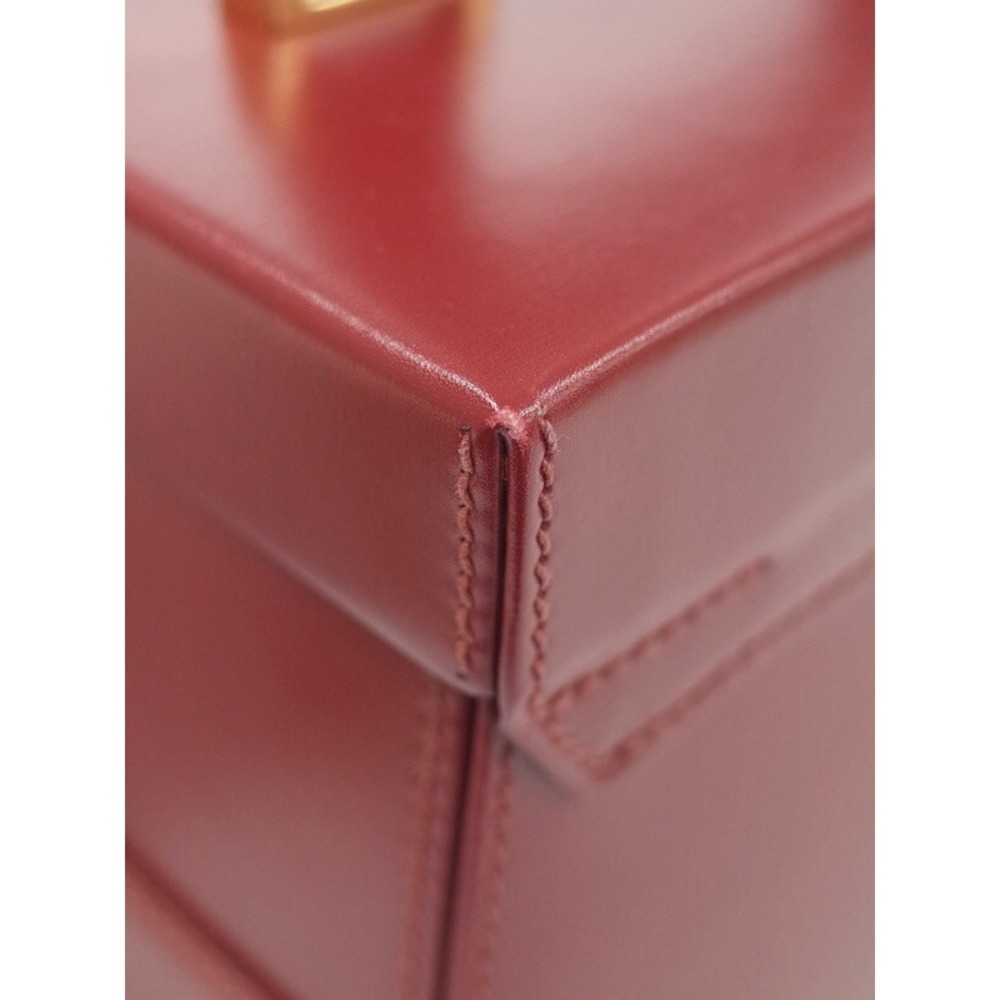 Gucci Red red vanity Lock leather Lady bag - Picture 5 of 9